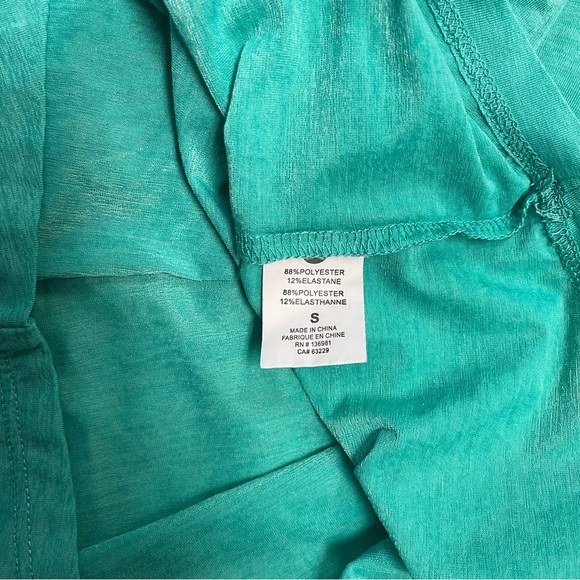 Spiritual Gangster x Peloton Tank Top Women's Size Small Green Purple Gold Logo - Picture 6 of 6